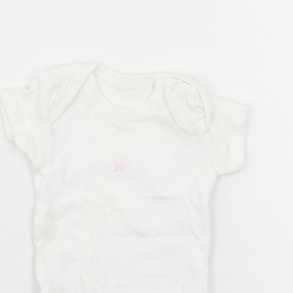 Matalan Baby White   Babygrow One-Piece Size Newborn