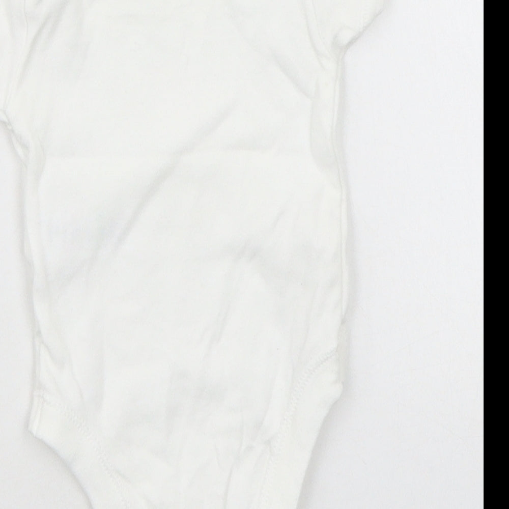 Matalan Baby White   Babygrow One-Piece Size Newborn