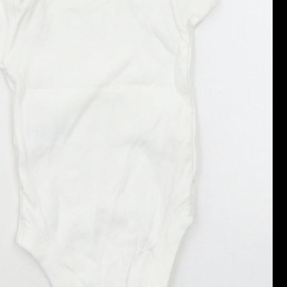 Matalan Baby White   Babygrow One-Piece Size Newborn