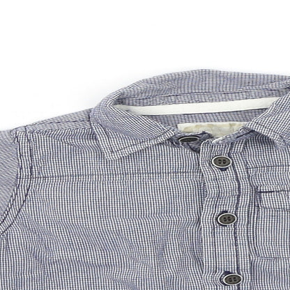m Boys Blue   Basic Button-Up Size 6-9 Months