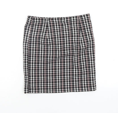 New Look Girls Multicoloured Check  Mini Skirt Size 10 Years