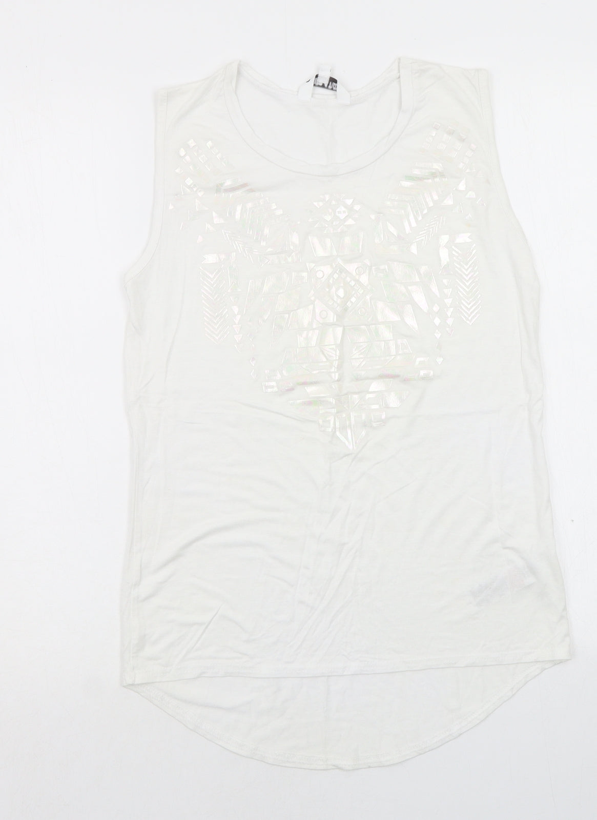 New Look Girls White   Basic T-Shirt Size 12-13 Years