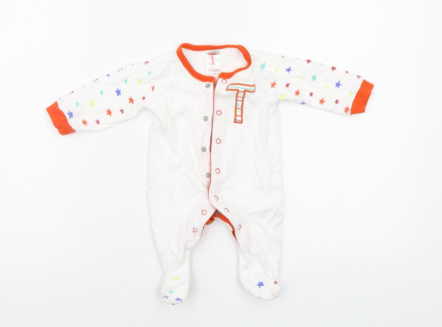 t Baby Multicoloured   Babygrow One-Piece Size 0-3 Months