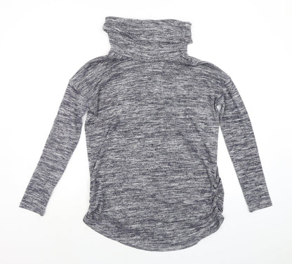 Womens UK Size S Blue vanilla Grey Pullover Jumper