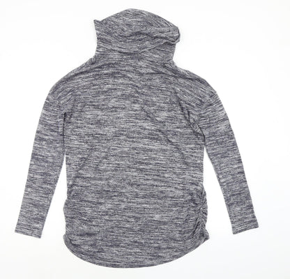 Womens UK Size S Blue vanilla Grey Pullover Jumper