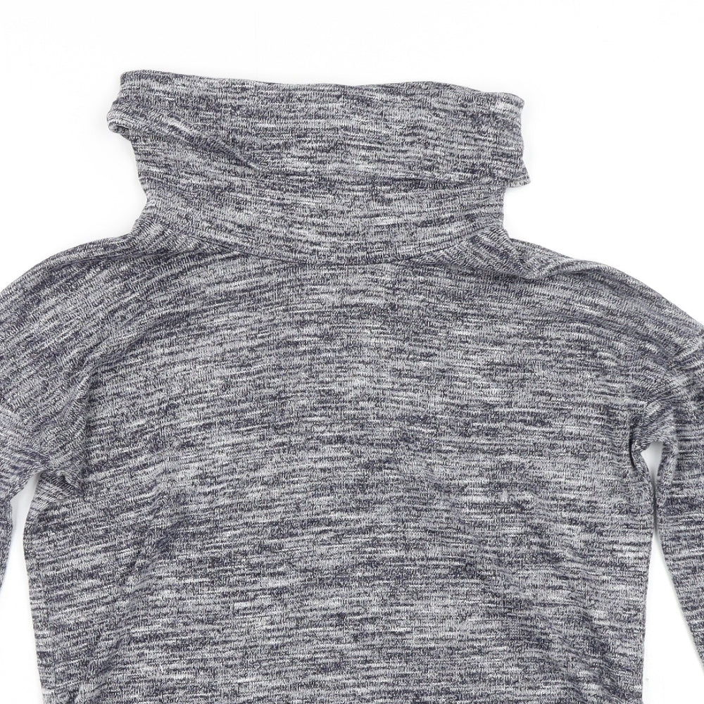 Womens UK Size S Blue vanilla Grey Pullover Jumper