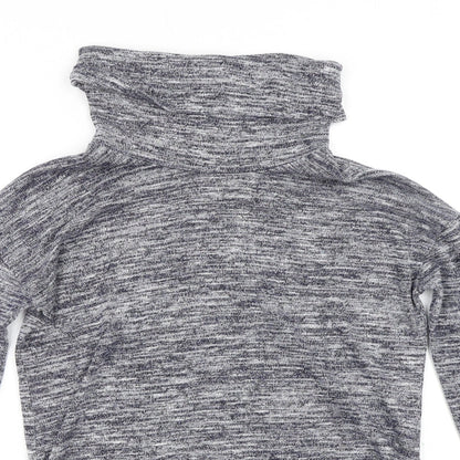 Womens UK Size S Blue vanilla Grey Pullover Jumper