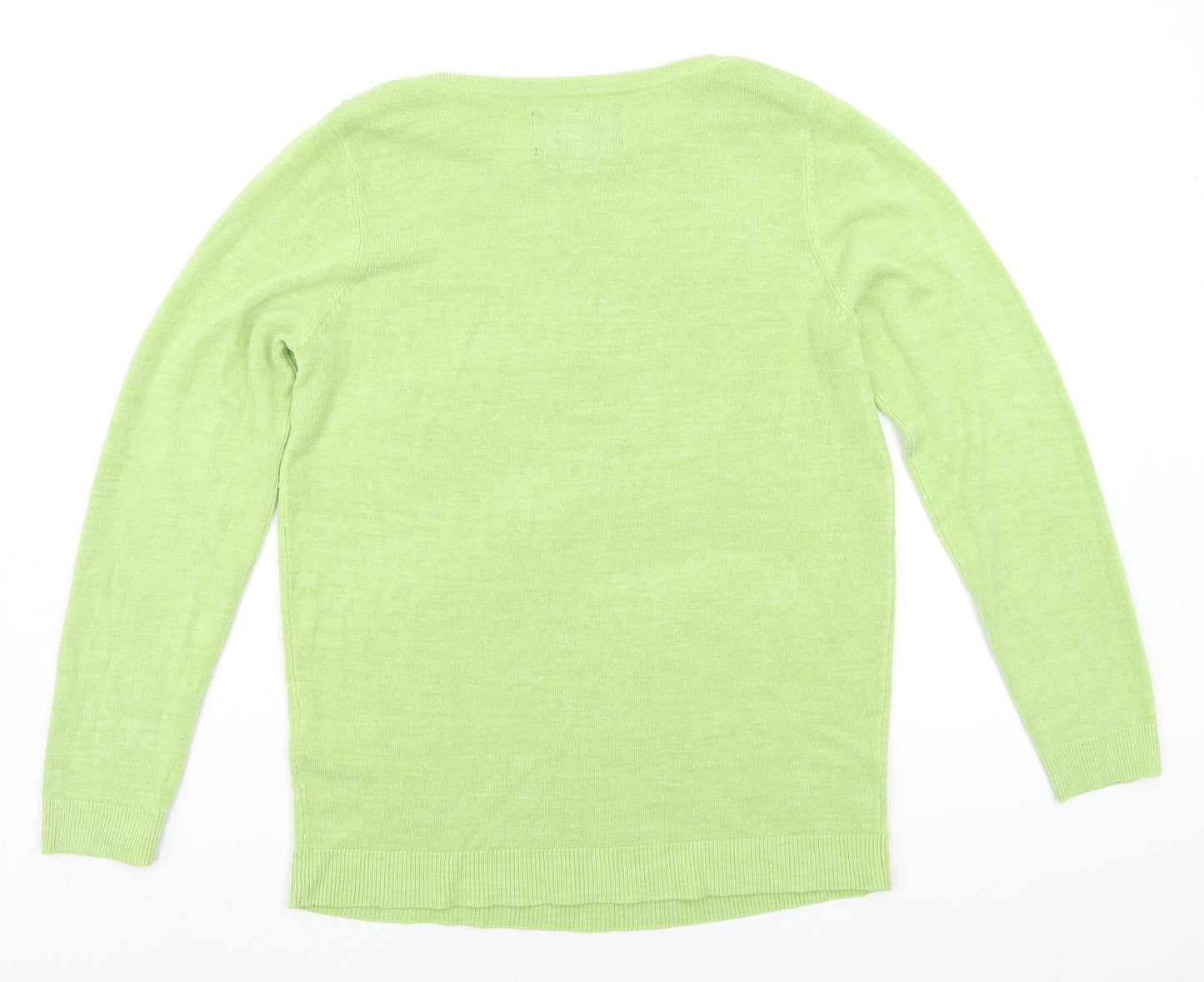 Womens UK Size 14 Debenhams Green Pullover Jumper