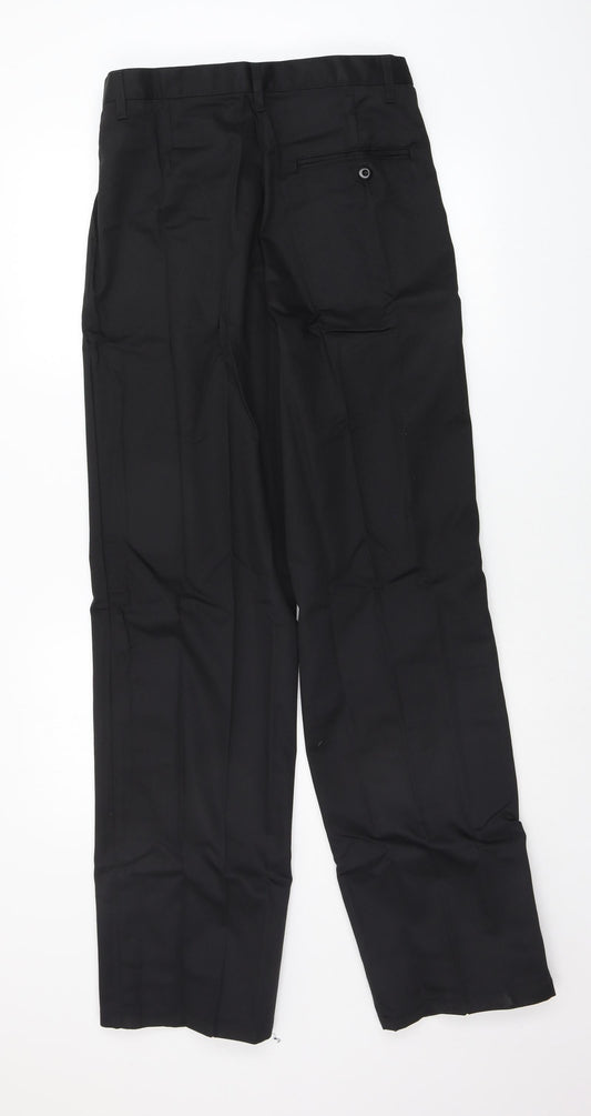 Boyd Cooper Mens Black Houndstooth  Trousers  Size 30 L33 in