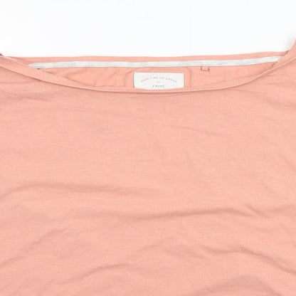 Close-up detail of Next women’s pink solid top pyjama top, size M