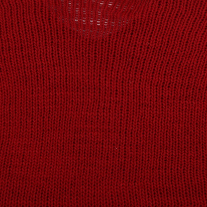Preworn  Womens Red   Pullover Jumper Size 6  - oversize