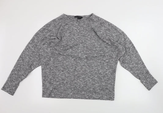 Womens UK Size 14 Dorothy Perkins Grey Pullover Jumper