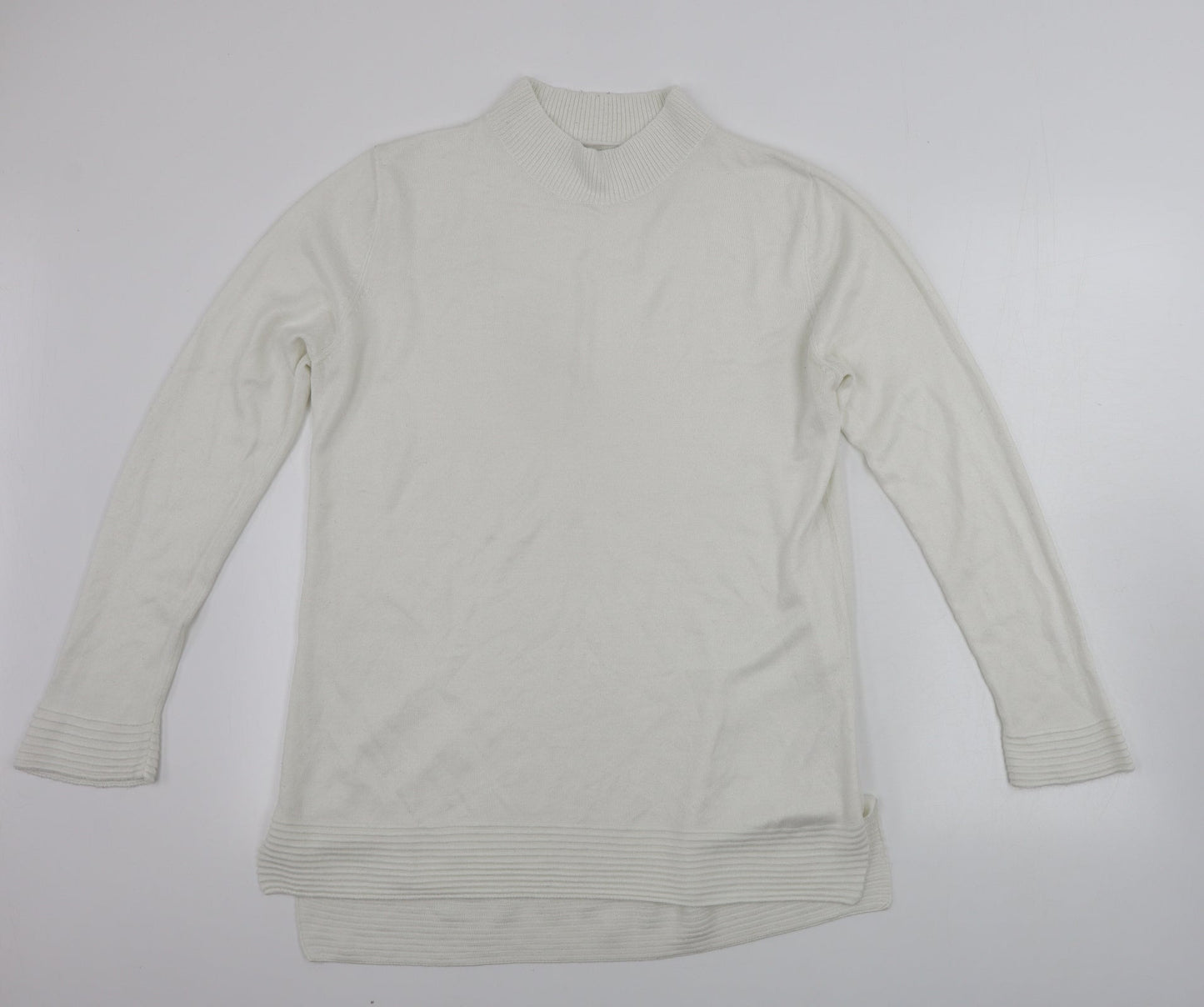 Womens UK Size 14 Peacocks White Pullover Jumper
