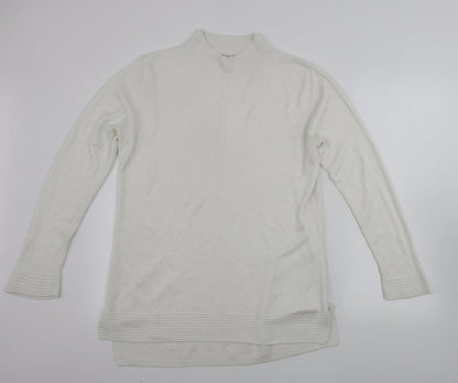 Womens UK Size 14 Peacocks White Pullover Jumper