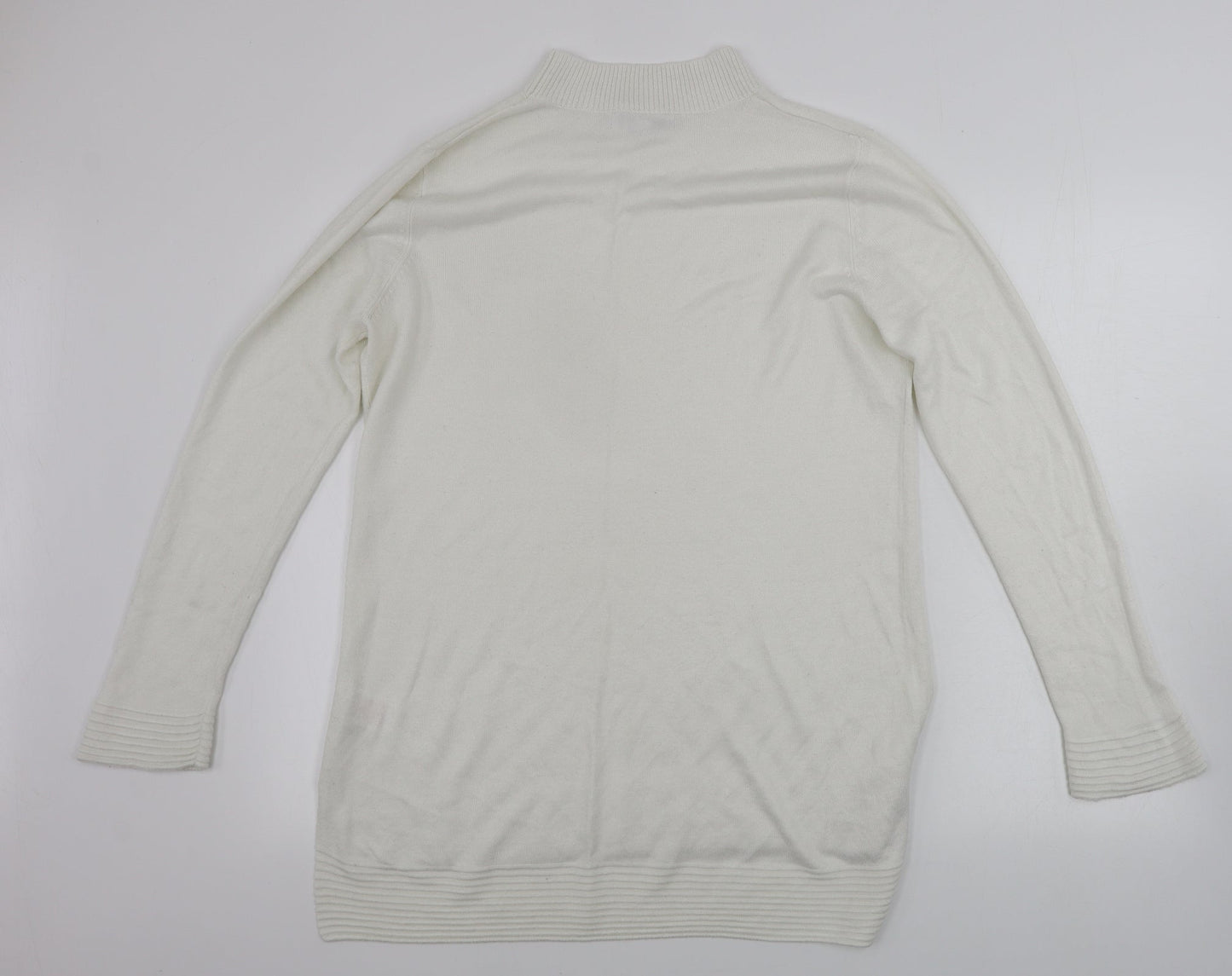 Womens UK Size 14 Peacocks White Pullover Jumper