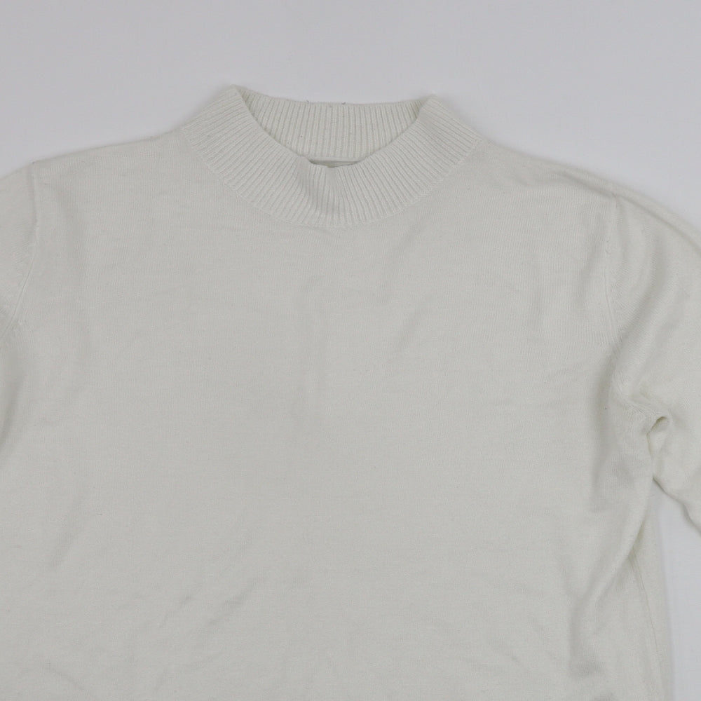 Womens UK Size 14 Peacocks White Pullover Jumper