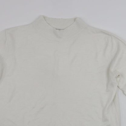 Womens UK Size 14 Peacocks White Pullover Jumper