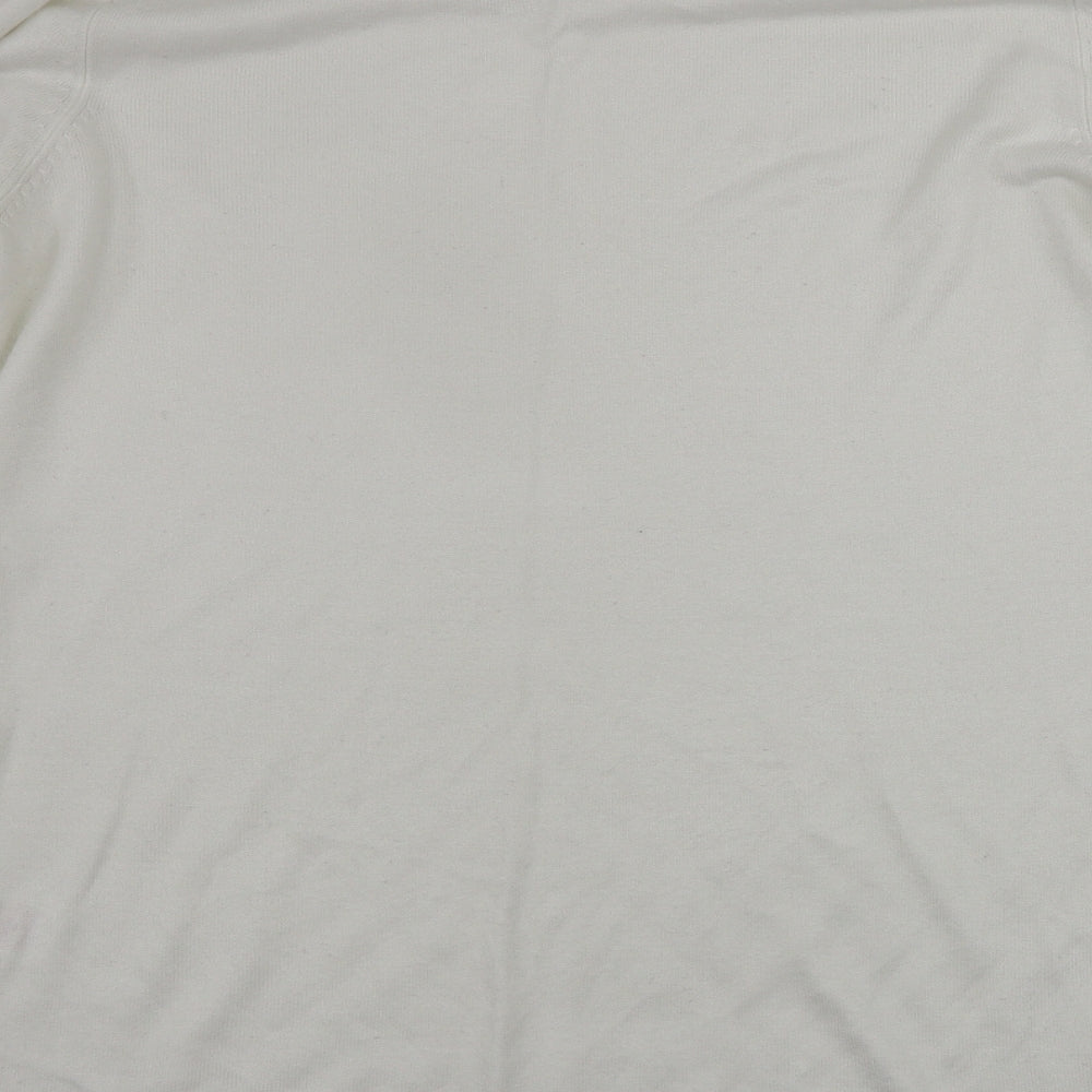 Womens UK Size 14 Peacocks White Pullover Jumper