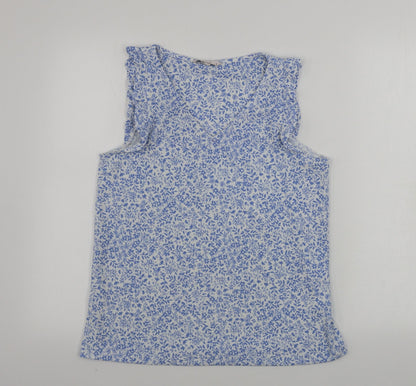 Womens UK Size 10 TU Blue Basic Tank