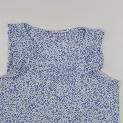 Womens UK Size 10 TU Blue Basic Tank