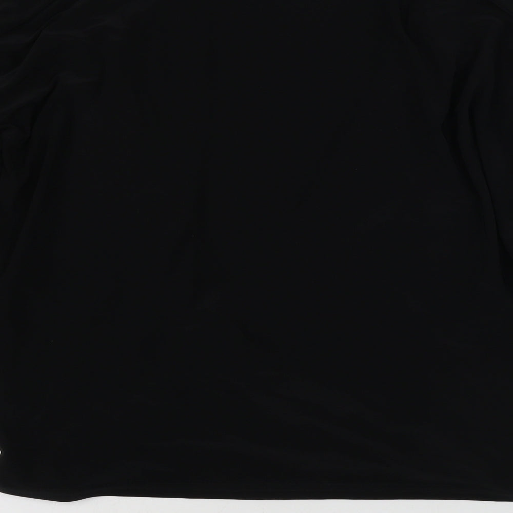Womens UK Size 8 Missguided Black Basic Blouse