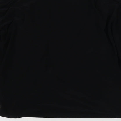 Womens UK Size 8 Missguided Black Basic Blouse