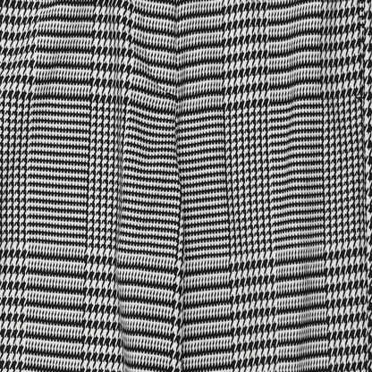 Marks and Spencer  Womens White Check  Trousers  Size 8 L24 in