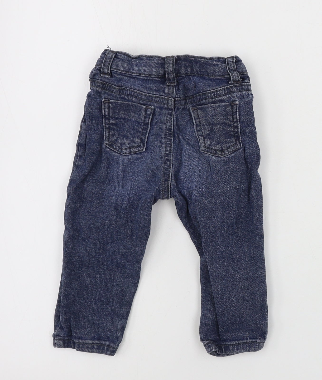 River Island  Boys Blue   Cargo Trousers Size 9-12 Months