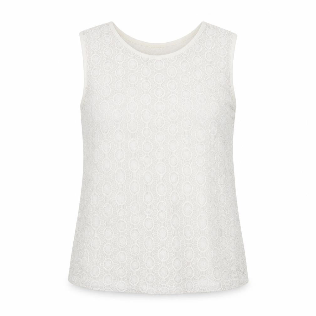 New Look  Womens White   Basic Tank Size 8