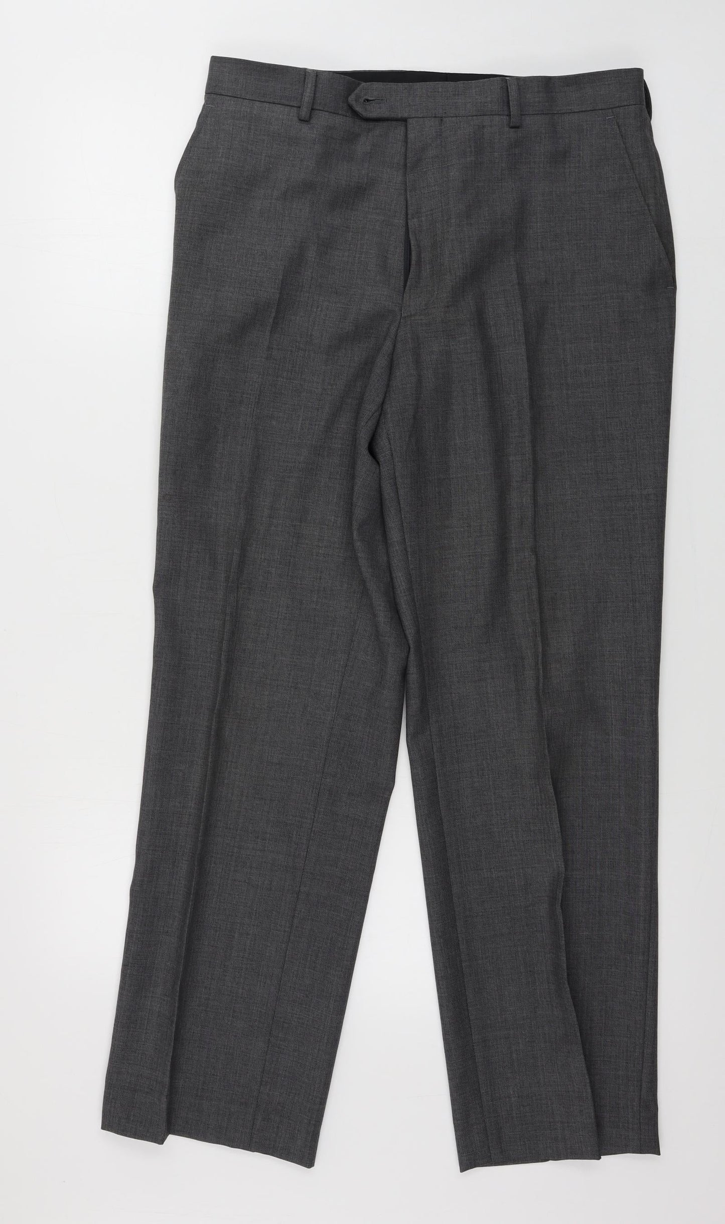 Preworn  Mens Grey   Trousers  Size 32 in L26 in