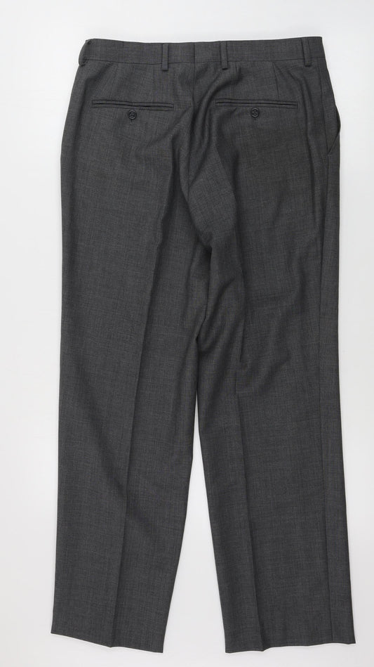 Preworn  Mens Grey   Trousers  Size 32 in L26 in