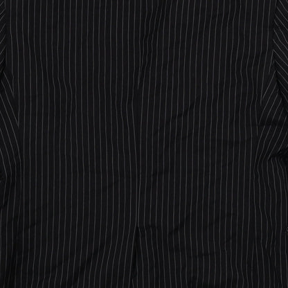Mens UK Size 40 Charlton Gray Regular Black Suit Jacket