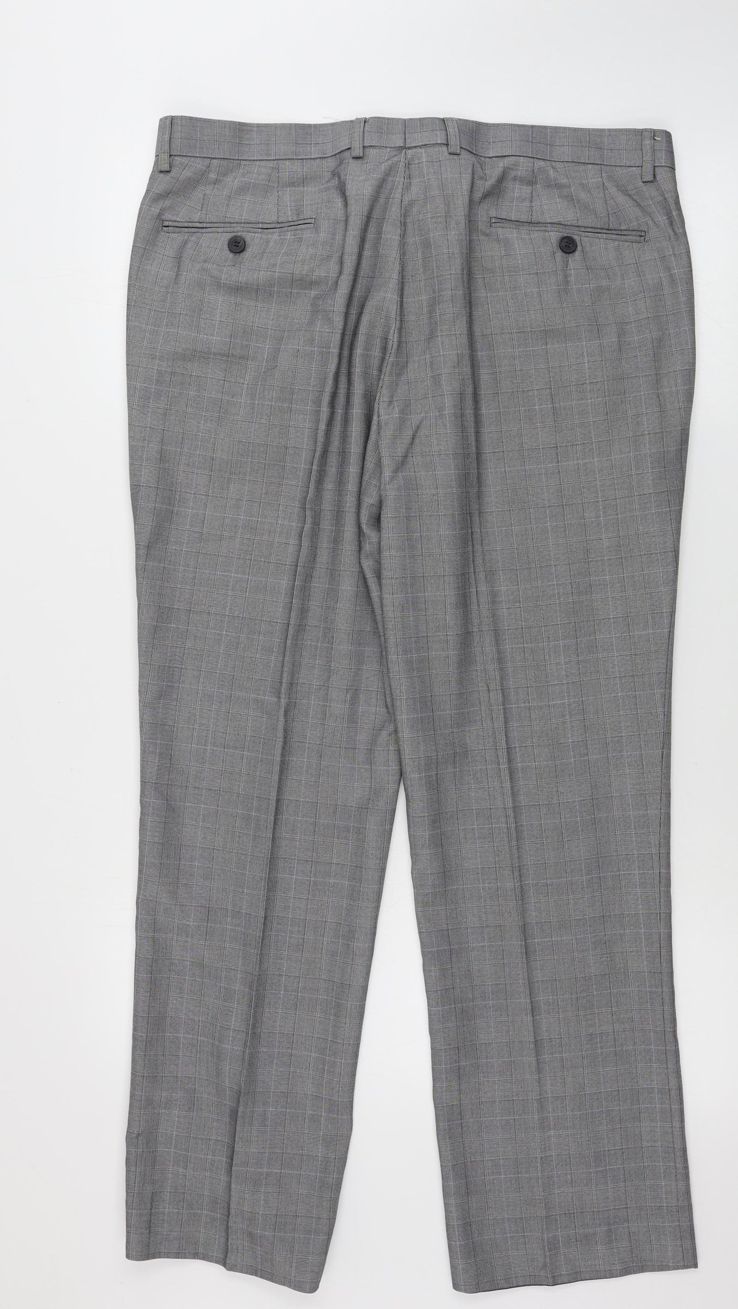 Taylor & Wright  Mens Grey Check  Trousers  Size 34 in L28 in