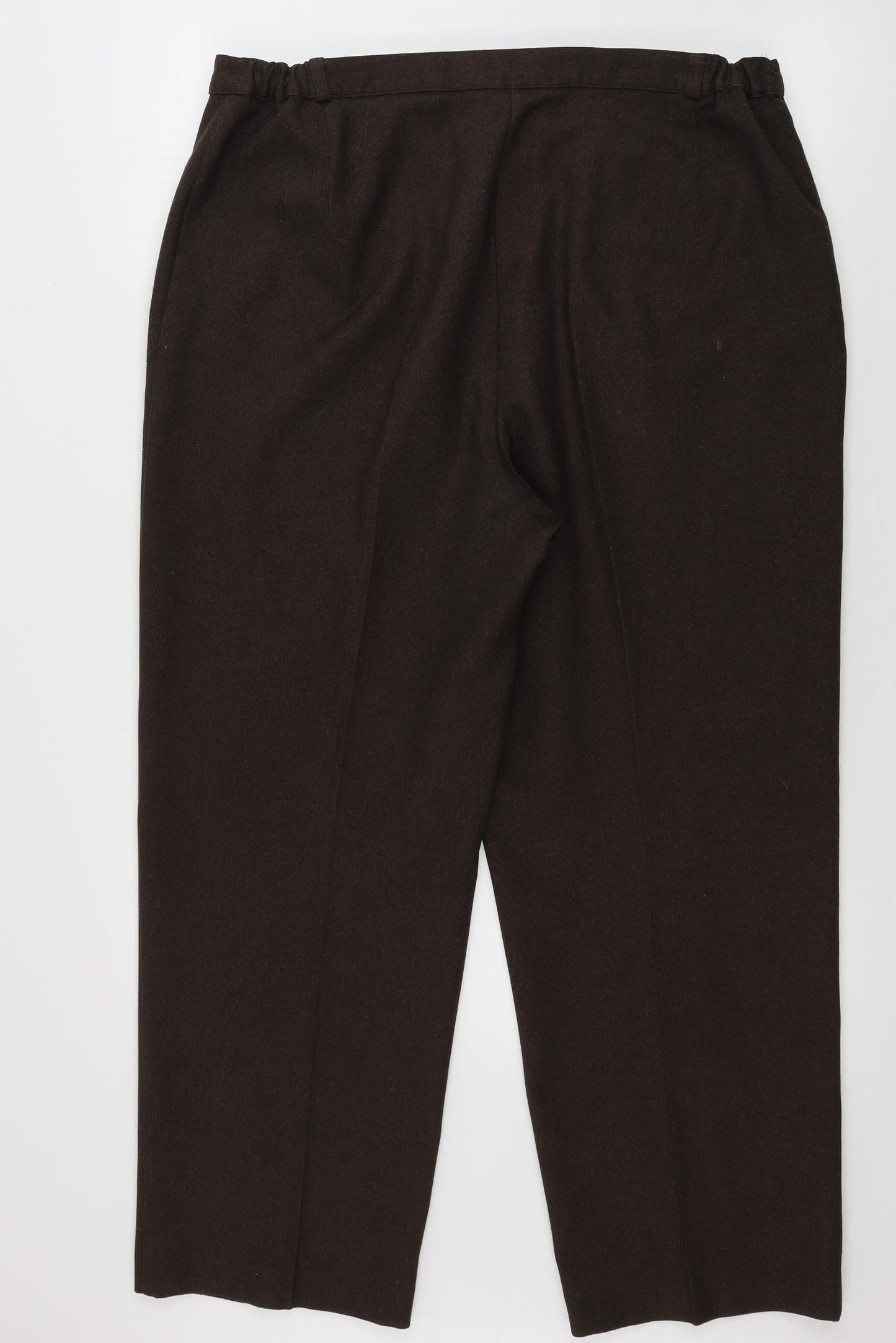 Mens UK Size 36 in Berkertex Regular Fit  Brown Trousers
