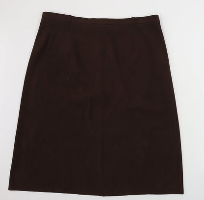 Berkertex Womens Brown   A-Line Skirt Size 34 in