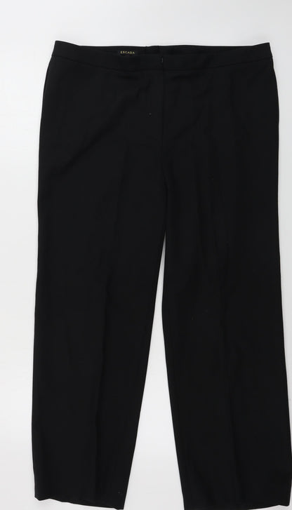 ESCADA Mens Black   Trousers  Size 36 in L24 in