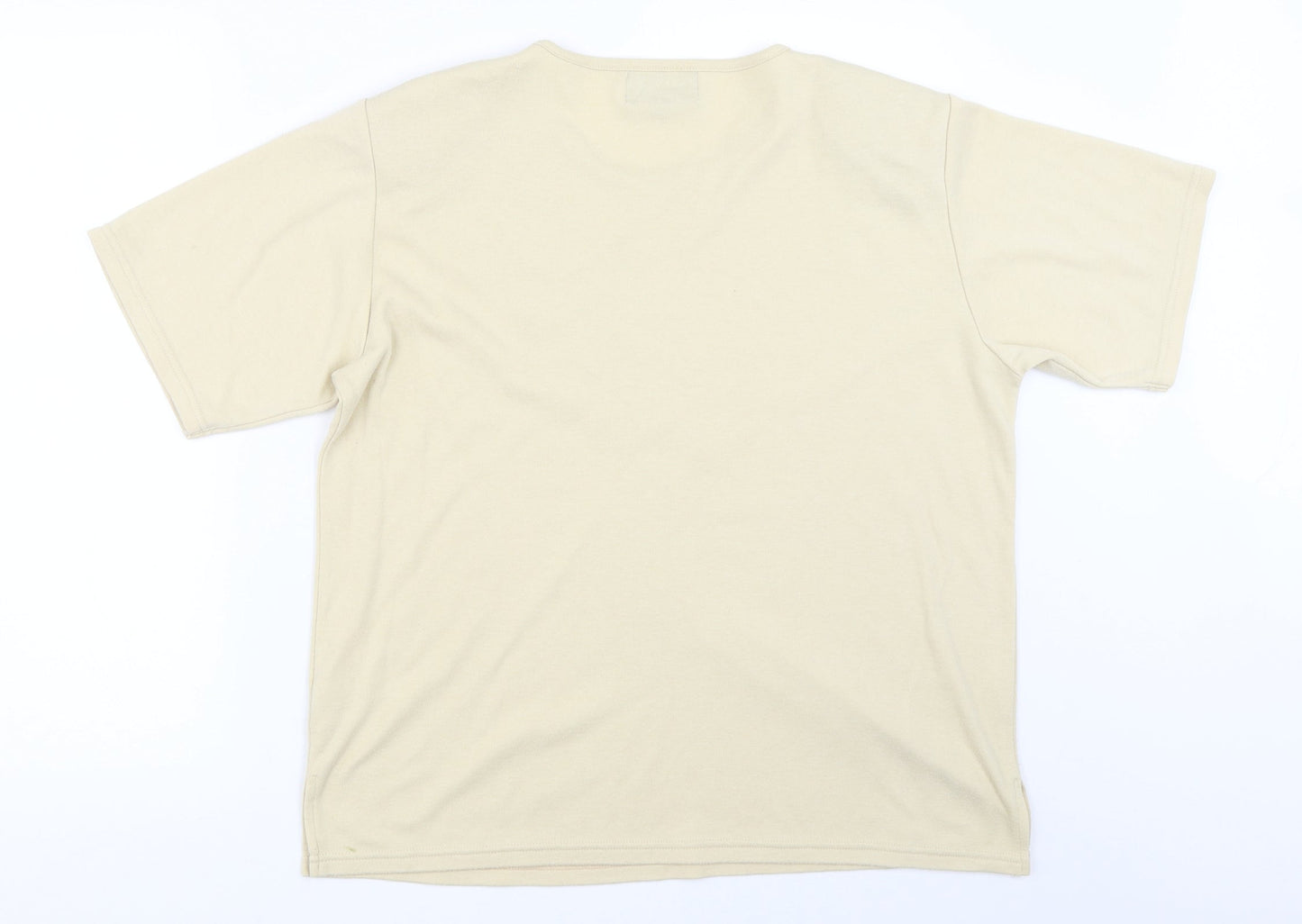 Womens UK Size One Size Casamia Beige Basic T-Shirt