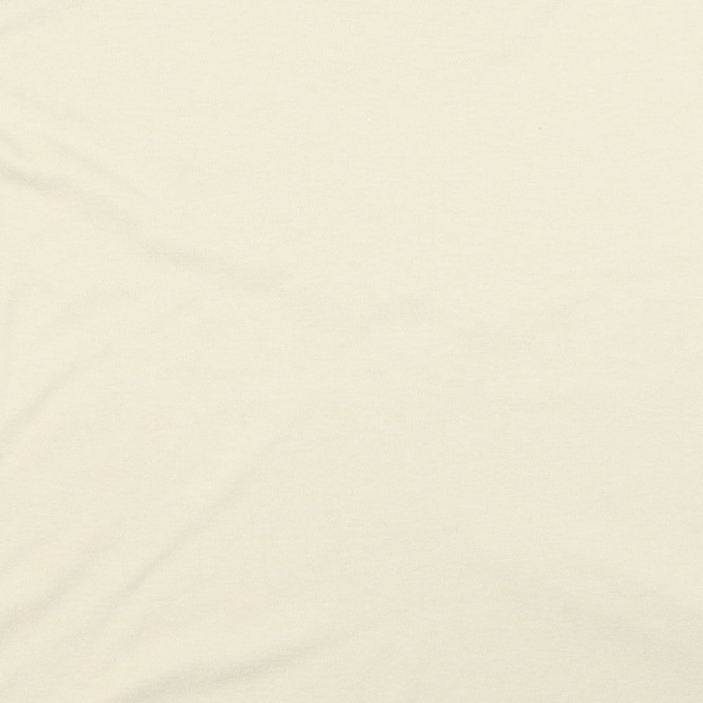 Womens UK Size One Size Casamia Beige Basic T-Shirt