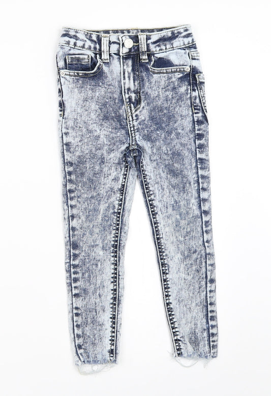 George Girls Blue  Denim Skinny Jeans Size 4-5 Years