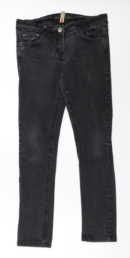 Primark Womens Black   Skinny Jeans Size 10 L30 in