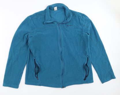 Oxy Lane Womens Blue  Fleece Jacket  Size 2XL