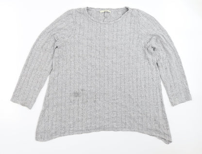 George Womens Grey   Pullover Jumper Size L