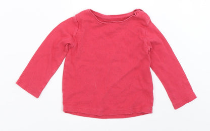 F&F Girls Pink   Basic T-Shirt Size 9-12 Months