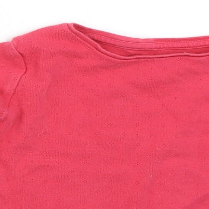 F&F Girls Pink   Basic T-Shirt Size 9-12 Months