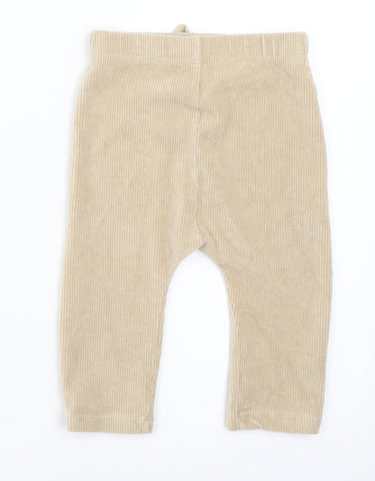 TU Baby Beige   Capri Trousers Size 9-12 Months