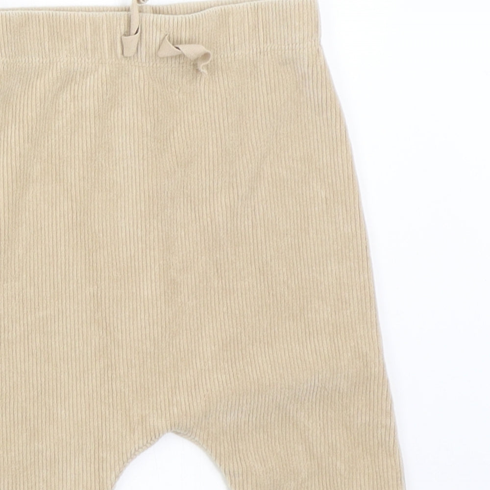 TU Baby Beige   Capri Trousers Size 9-12 Months
