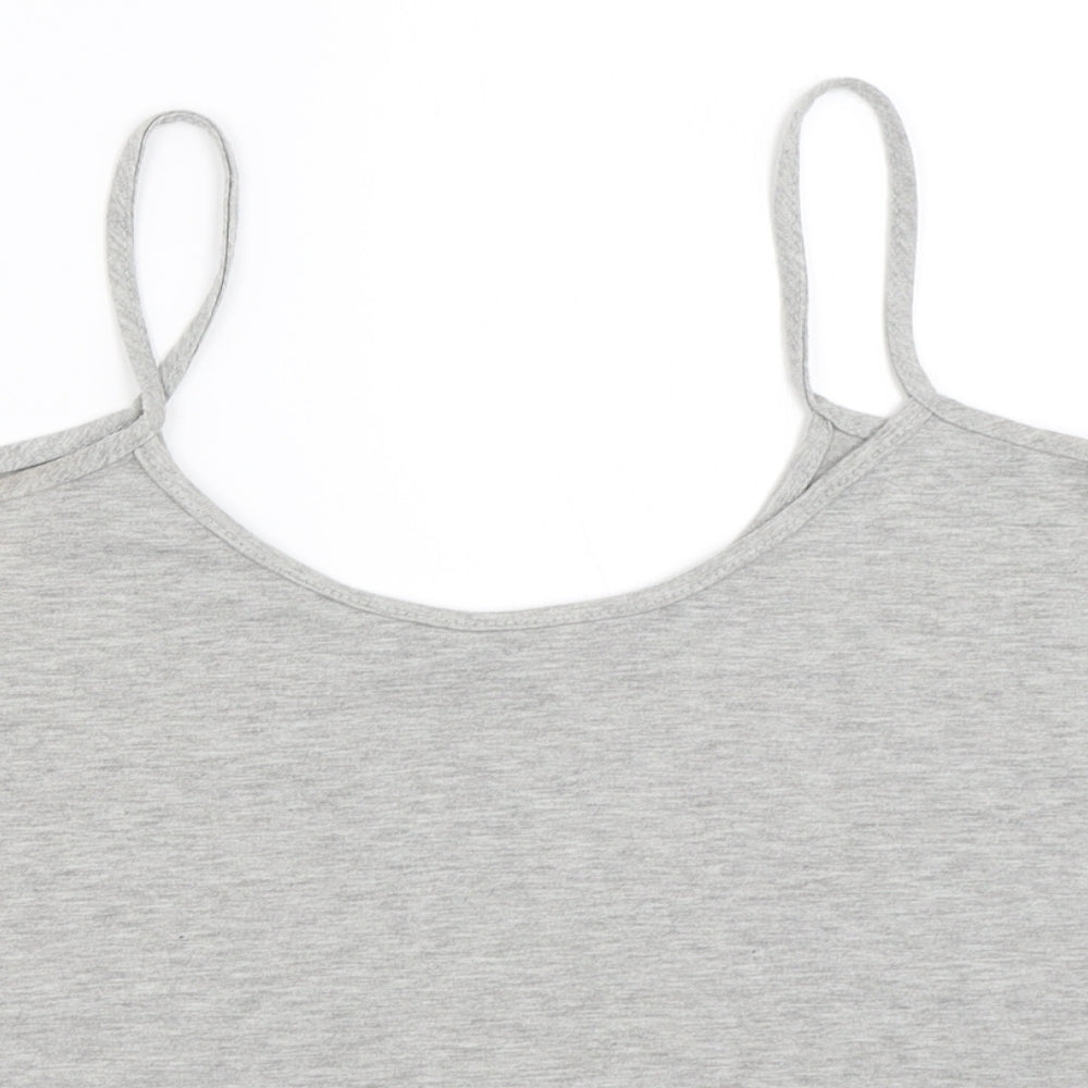 Miss Blush Womens Grey   Camisole Tank Size M