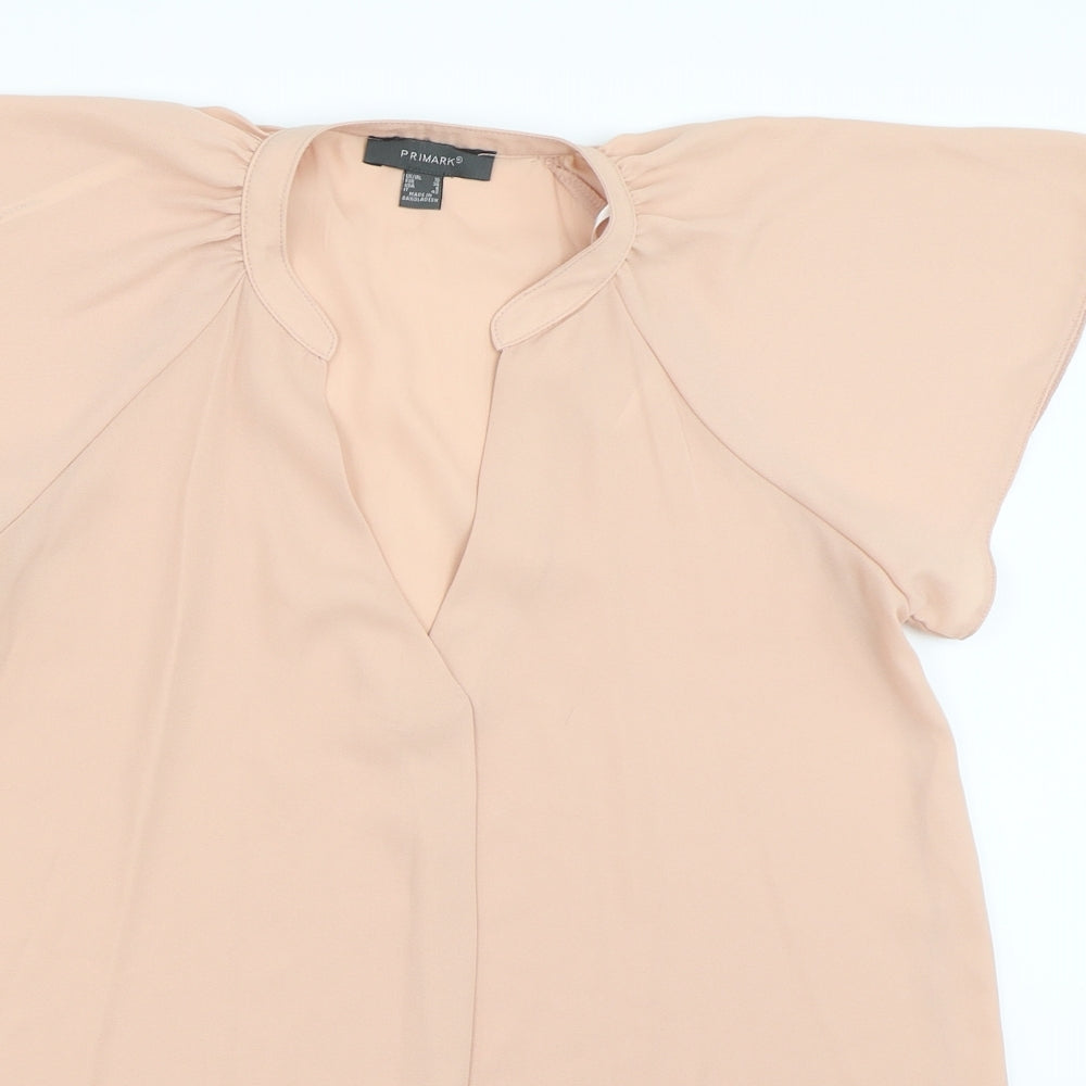 Primark Womens Pink   Basic Blouse Size 10