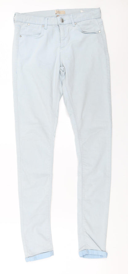 Topshop Womens Blue   Skinny Jeans Size 30 in L34 in