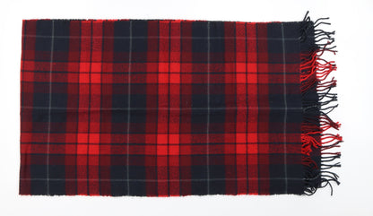 Additional front view of H&M women’s blue check shawl/wrap